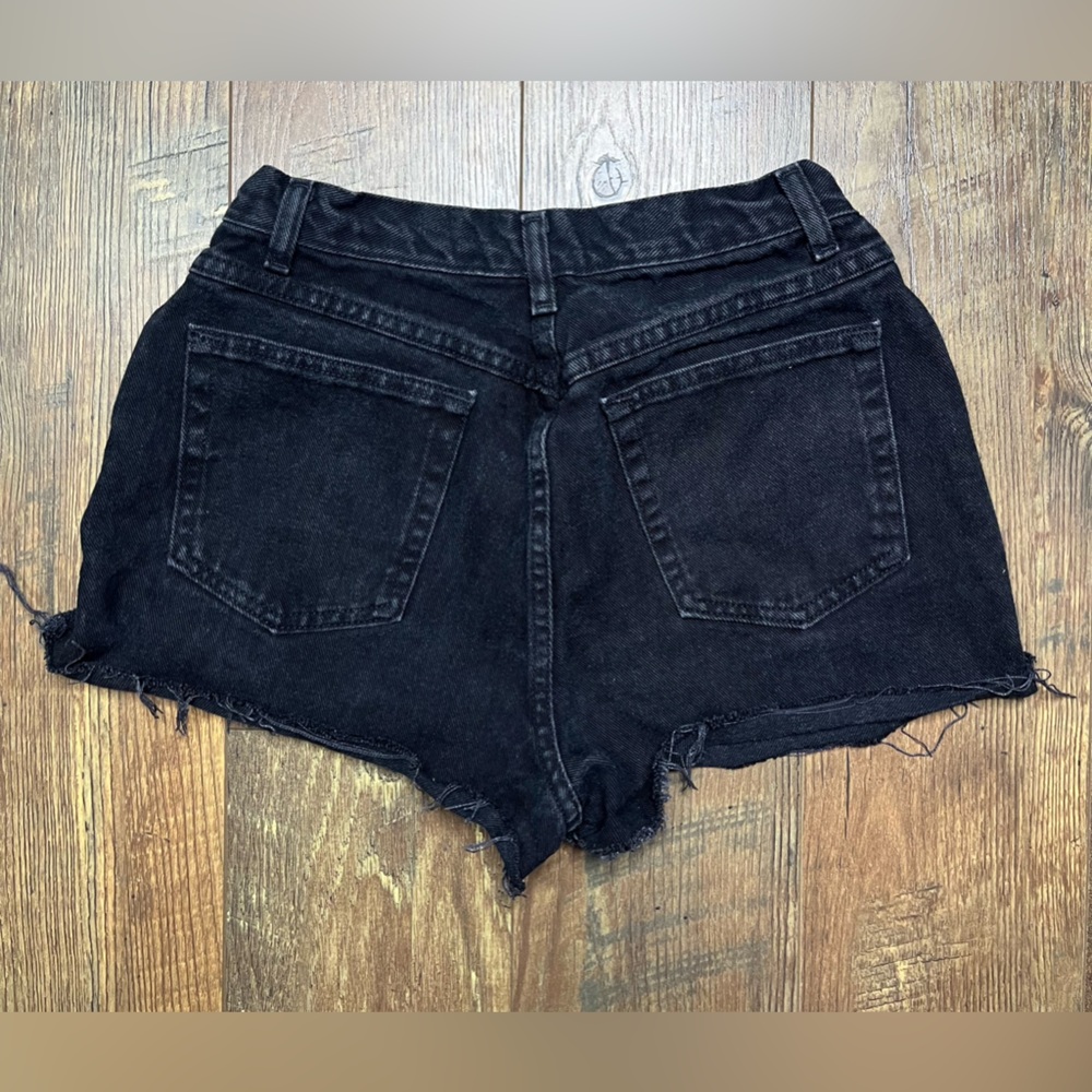Black Denim Short